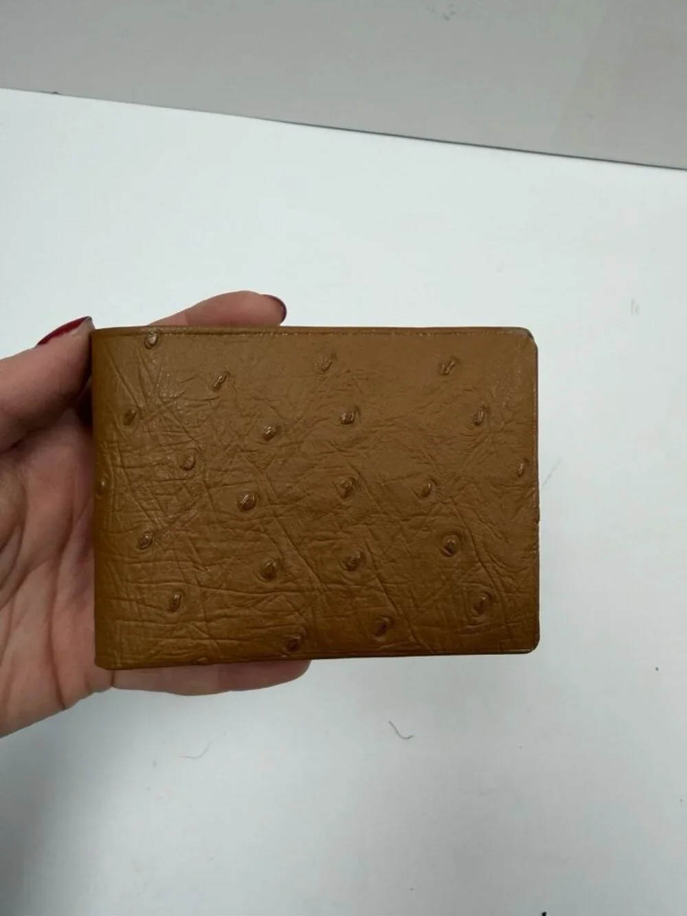 Vintage Men's Swank Tan Wallet & Card Holder Bifold